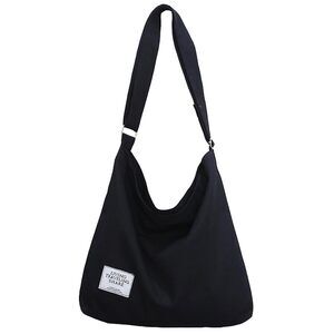 Women's Retro Large Size Canvas Shoulder Bag Hobo Crossbody Handbag
